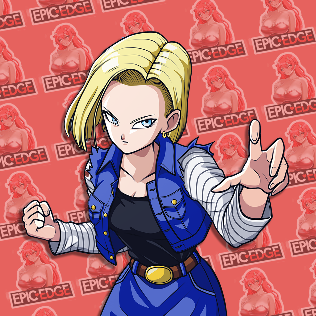 Android 18 Kiss-Cut Sticker