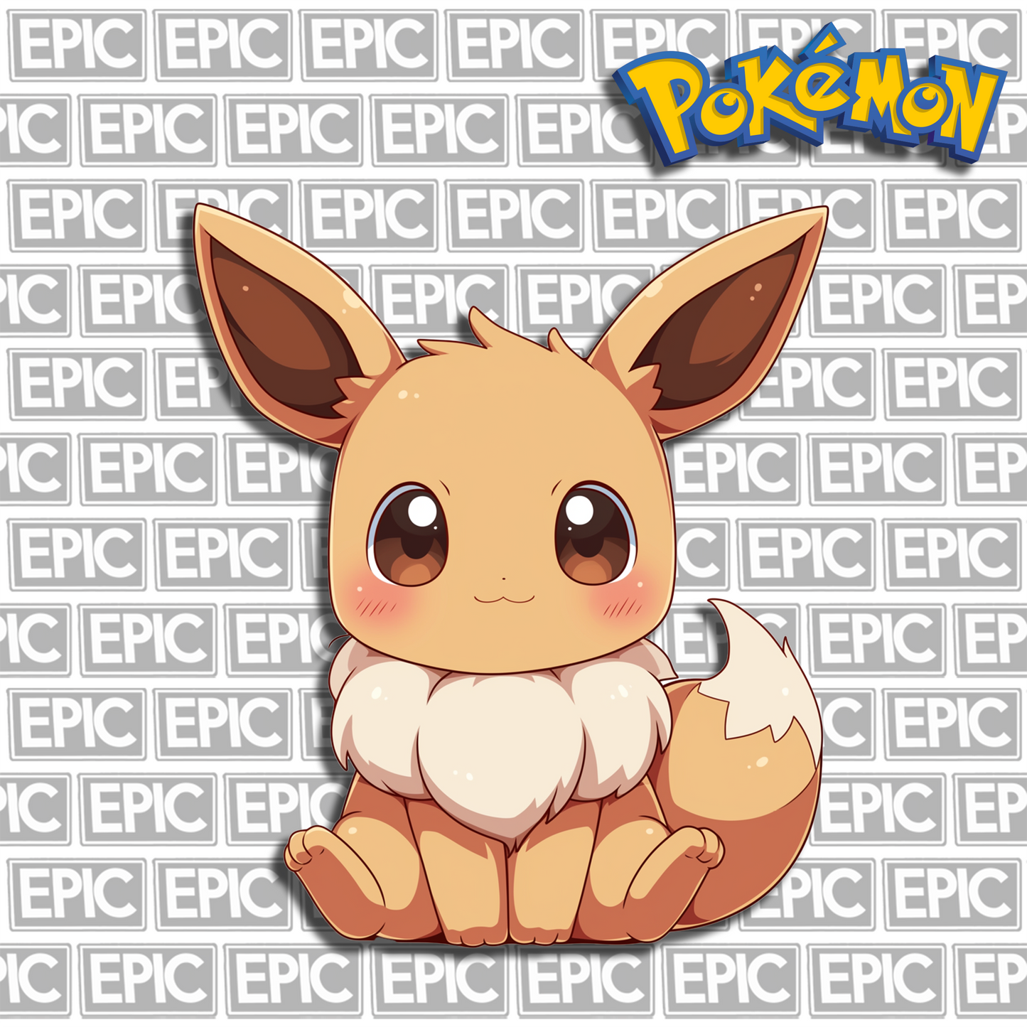 Eevee and Evolutions Kiss-Cut Sticker