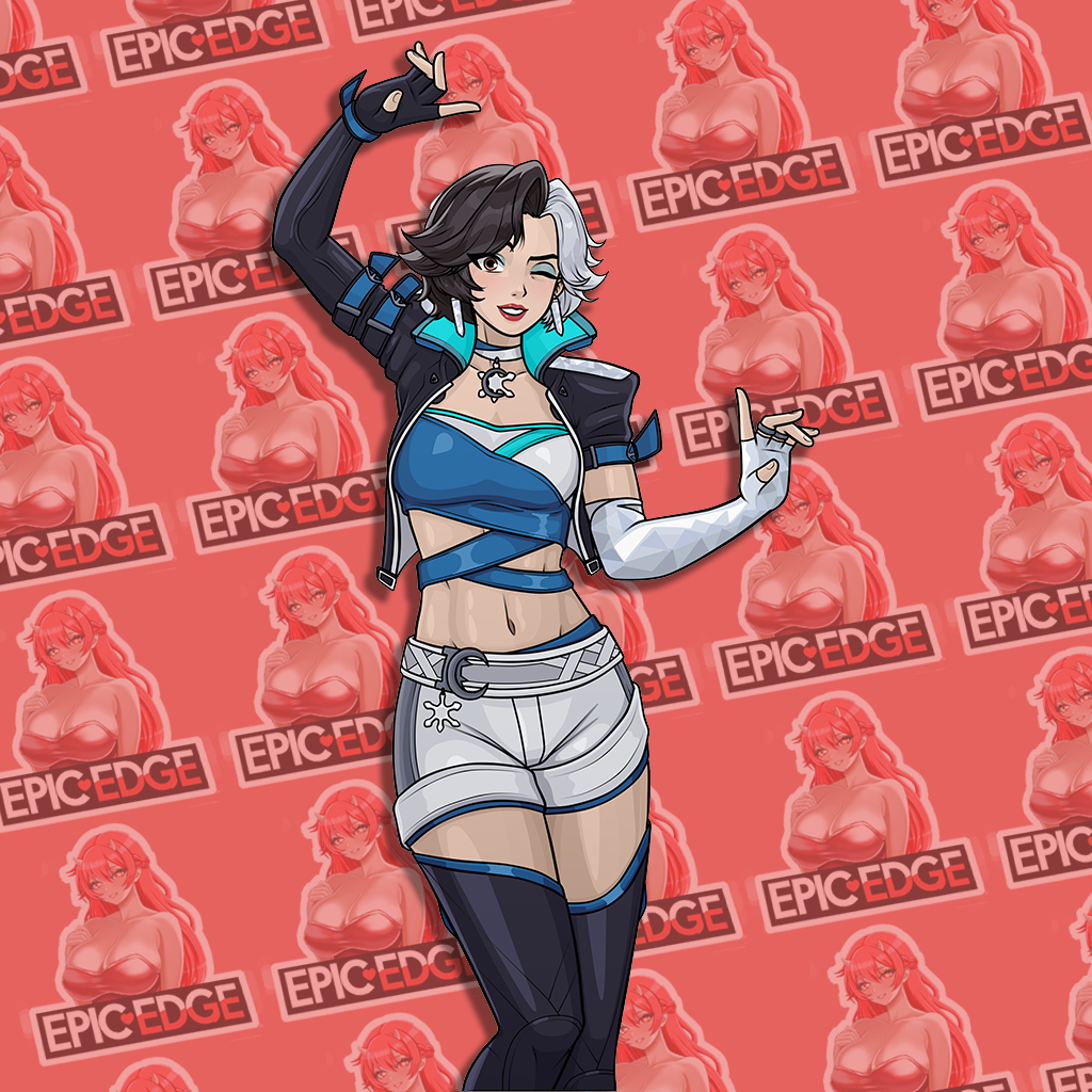 Luna Snow Kiss-Cut Sticker