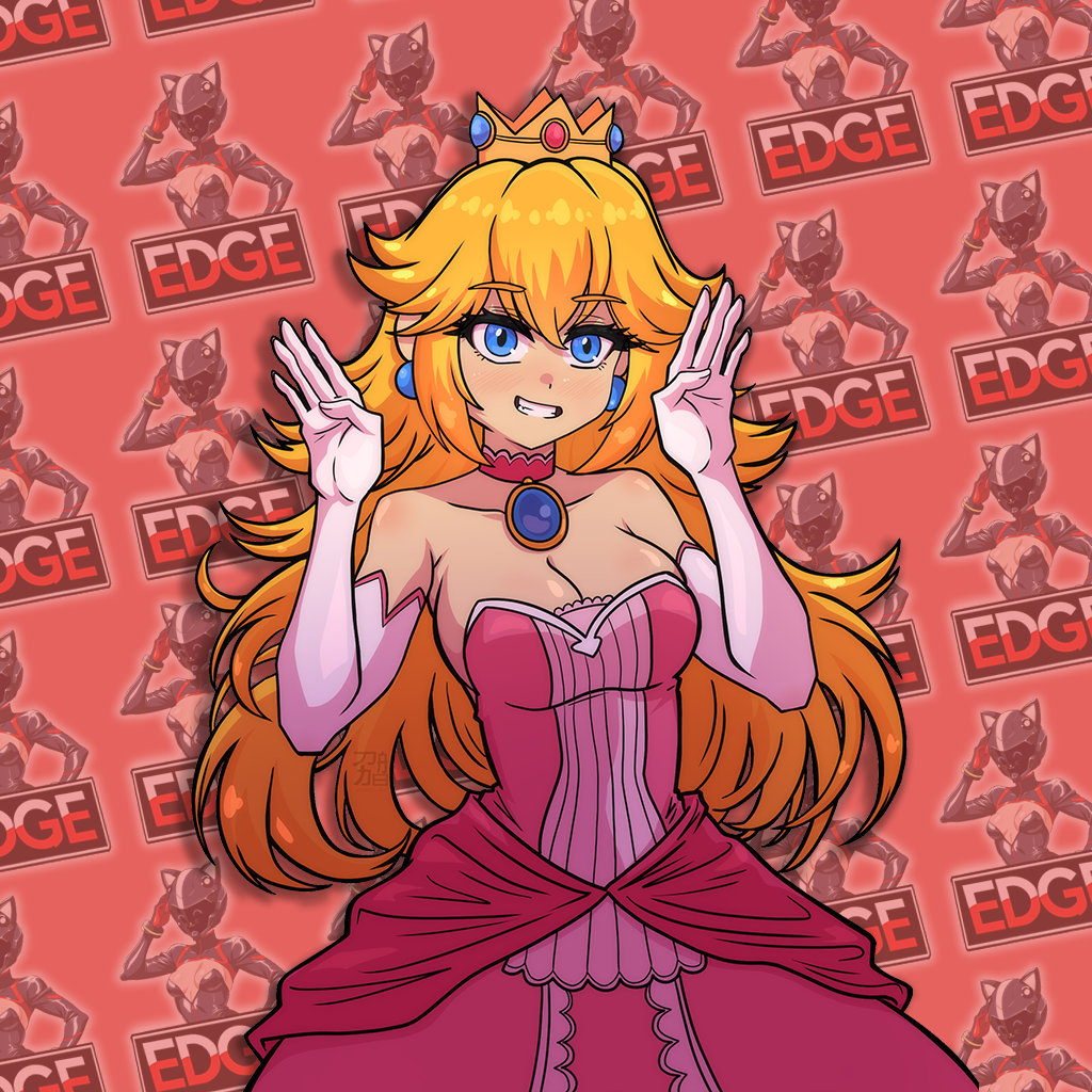 Peach Kiss-Cut Sticker