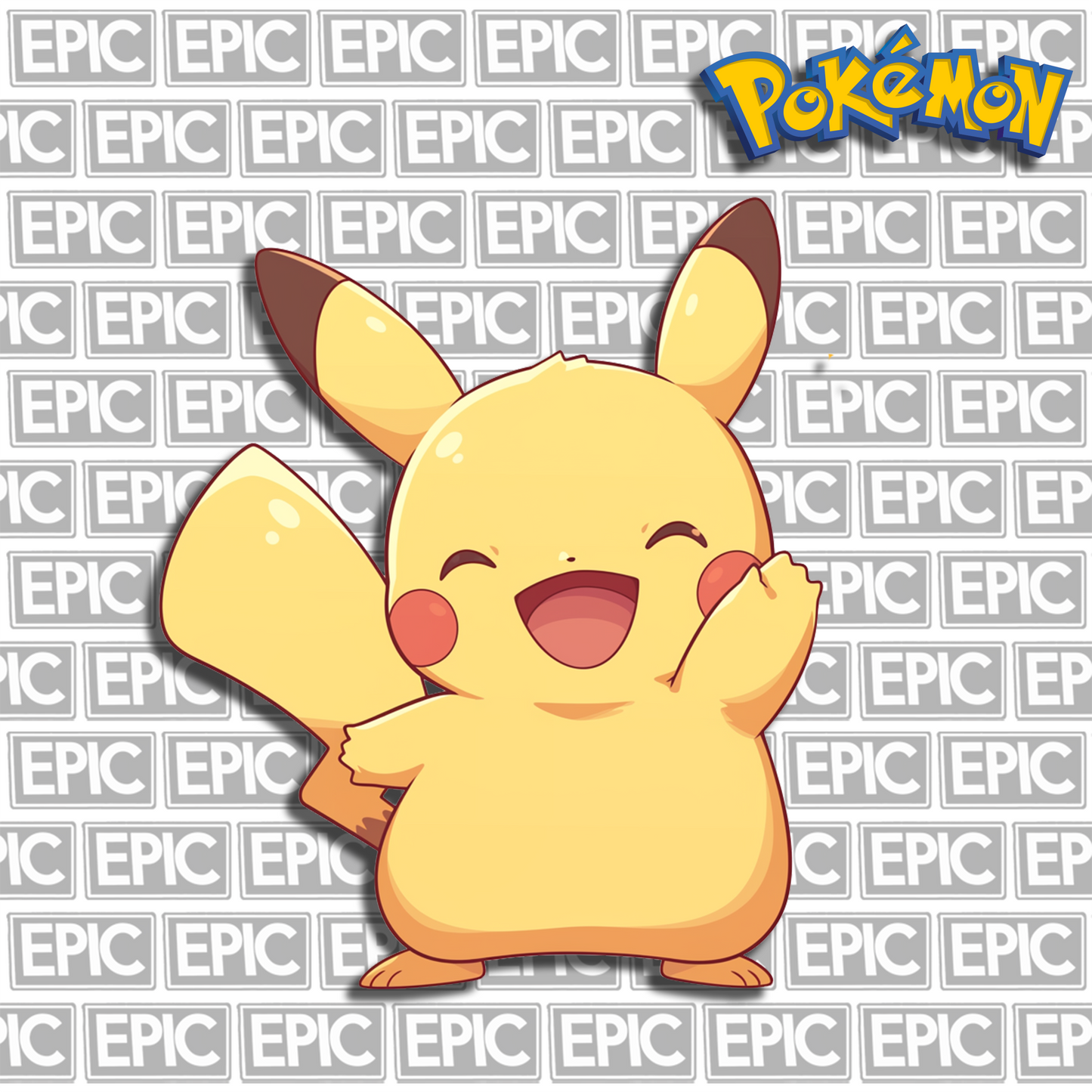 Pikachu Kiss-Cut Sticker