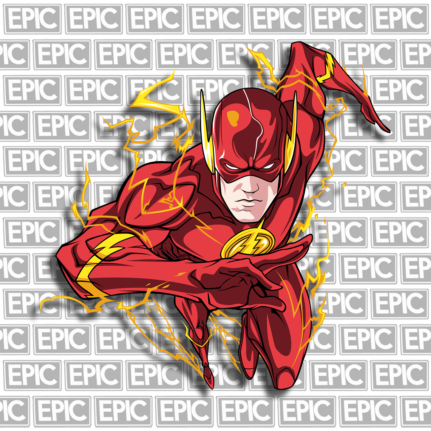 The Flash Kiss-Cut Sticker