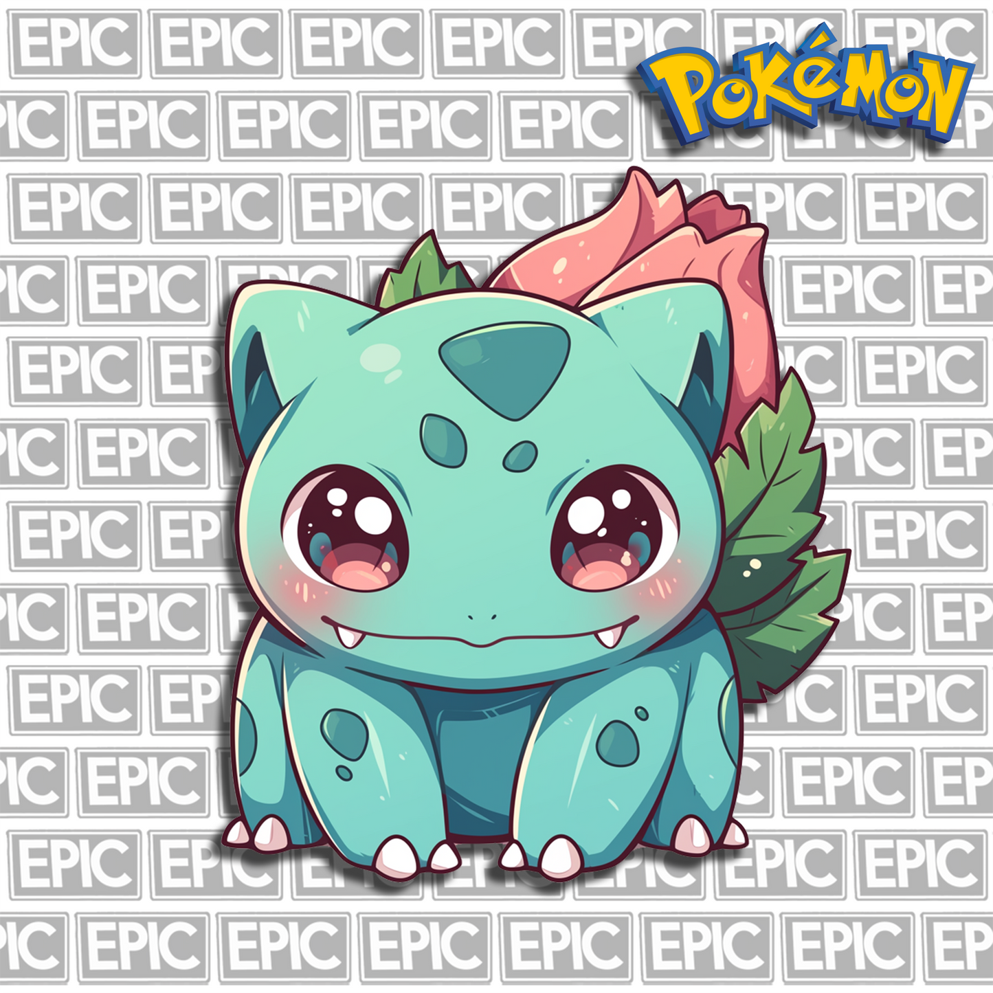 Gen 1 Starters 2nd Evo Kiss-Cut Sticker