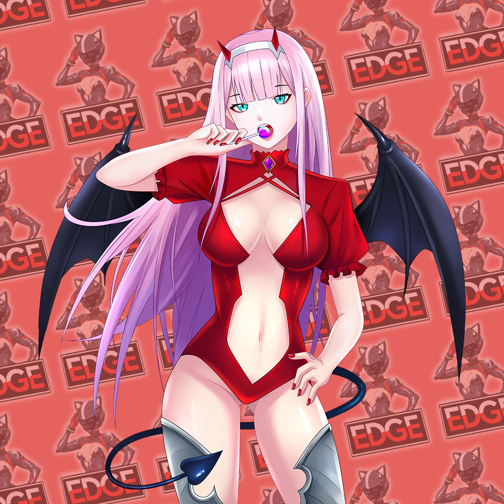 Succubus Girls Kiss-Cut Sticker