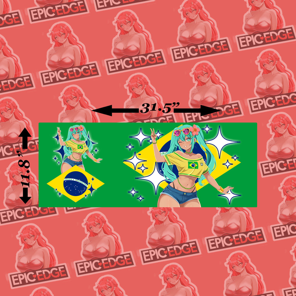 Hatsune Miku Brazil Mousepad