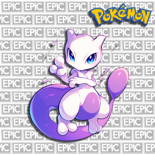 Mewtwo Kiss-Cut Sticker