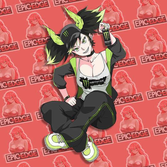 Monster Waifu Kiss-Cut Sticker