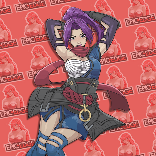 Psylocke Kiss-Cut Sticker