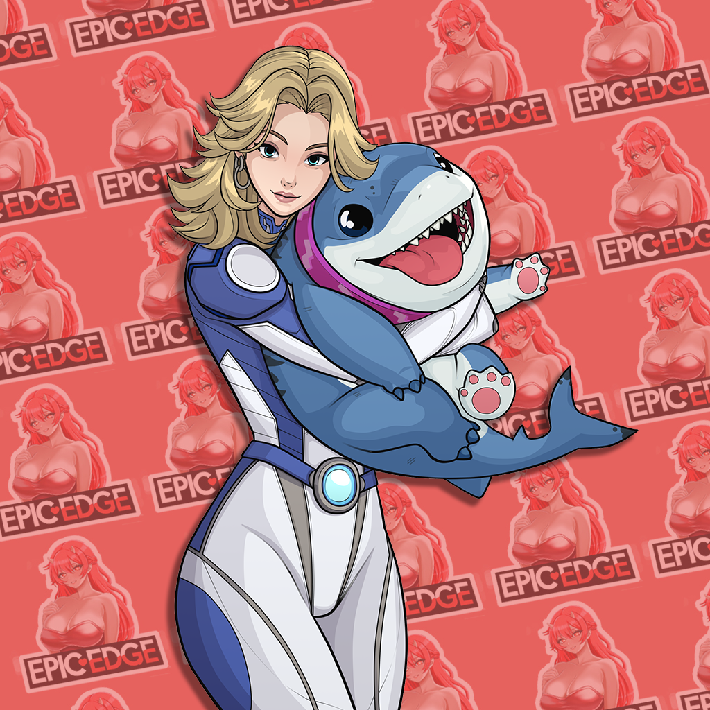 Sue Storm with Jeff Kiss-Cut Sticker