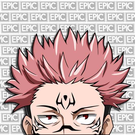 Sukuna Peeker Kiss-Cut Sticker