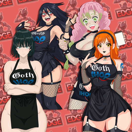 GOTH IHOP GIRLS Kiss-Cut Stickers (Pre-Order)