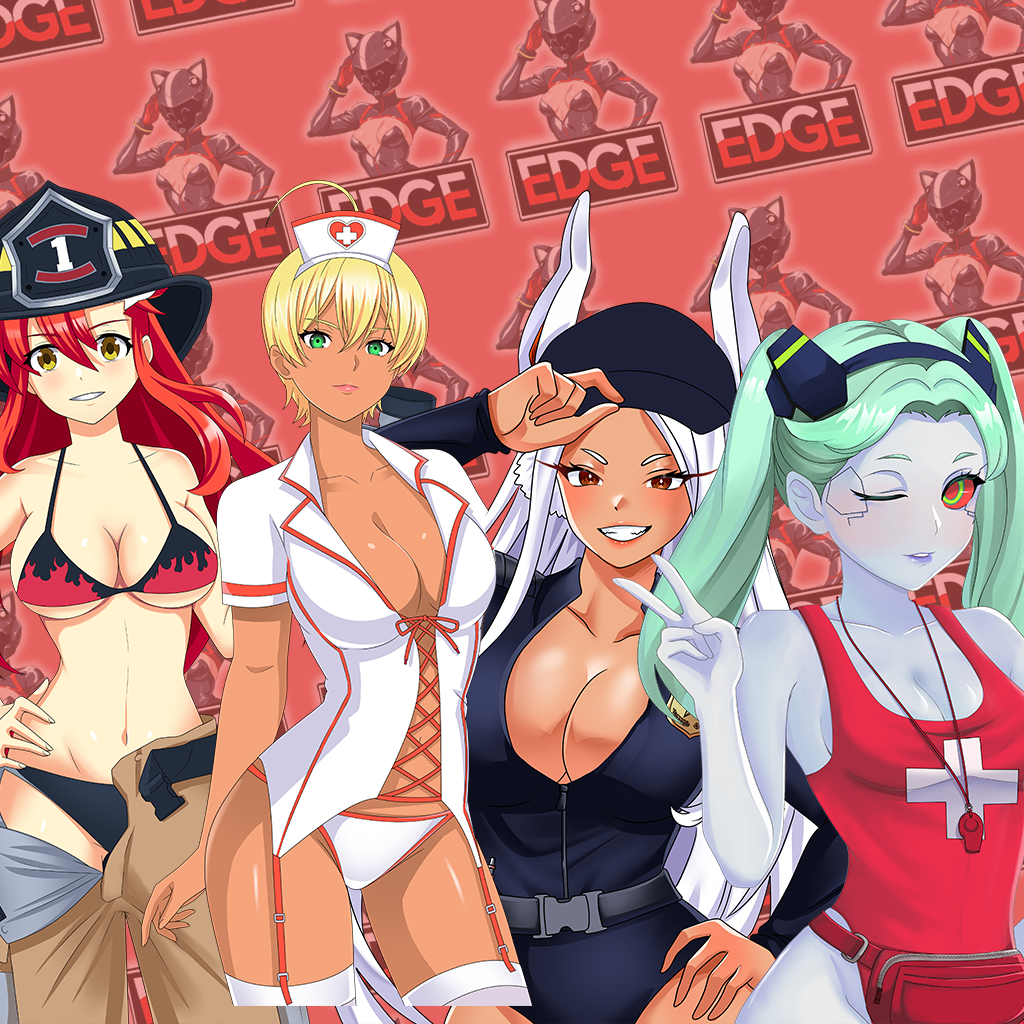 Halloween Sexy Jobs Kiss-Cut Sticker(Pre-Order)