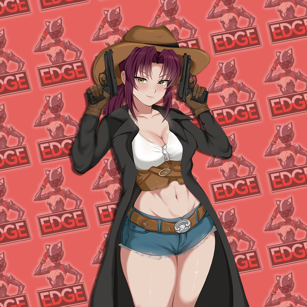 Cowgirl Revy Kiss-Cut Sticker