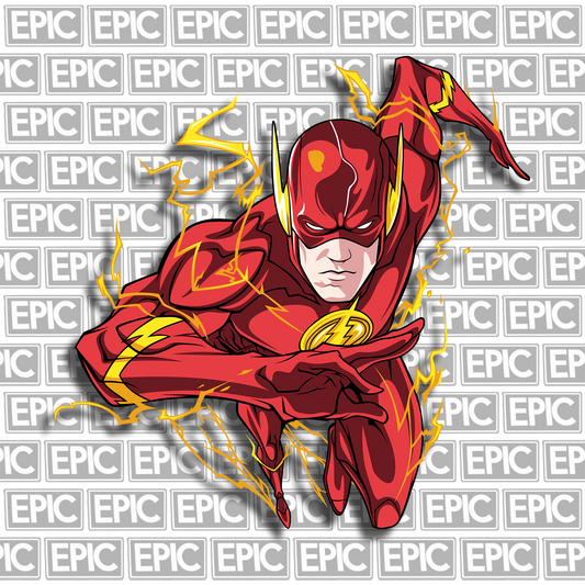 The Flash Kiss-Cut Sticker