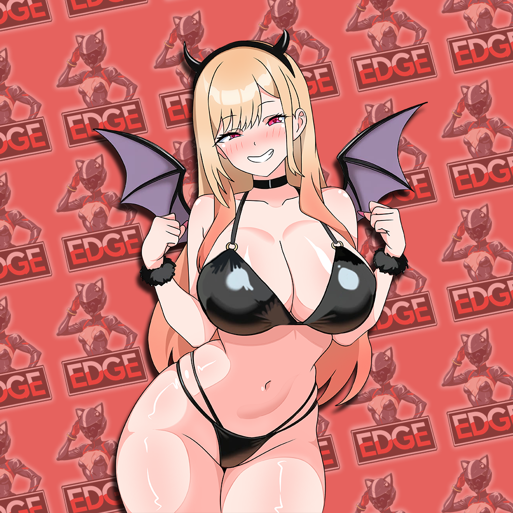Marin Sexy Bat Kiss-Cut Sticker