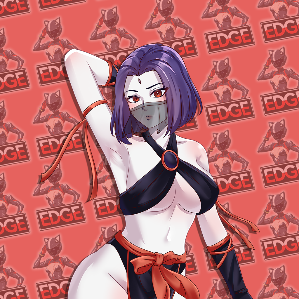Raven Ninja Kiss-Cut Sticker