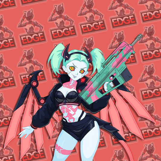 Rebecca Cyber Devil Kiss-Cut Sticker(Pre-Order)