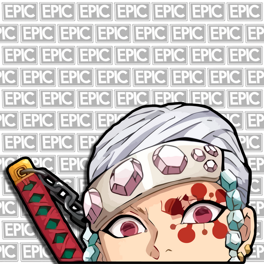 Tengen Peeker Kiss-Cut Sticker